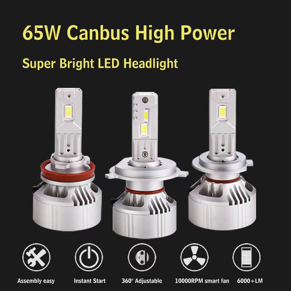 65W LED headlight bulbs