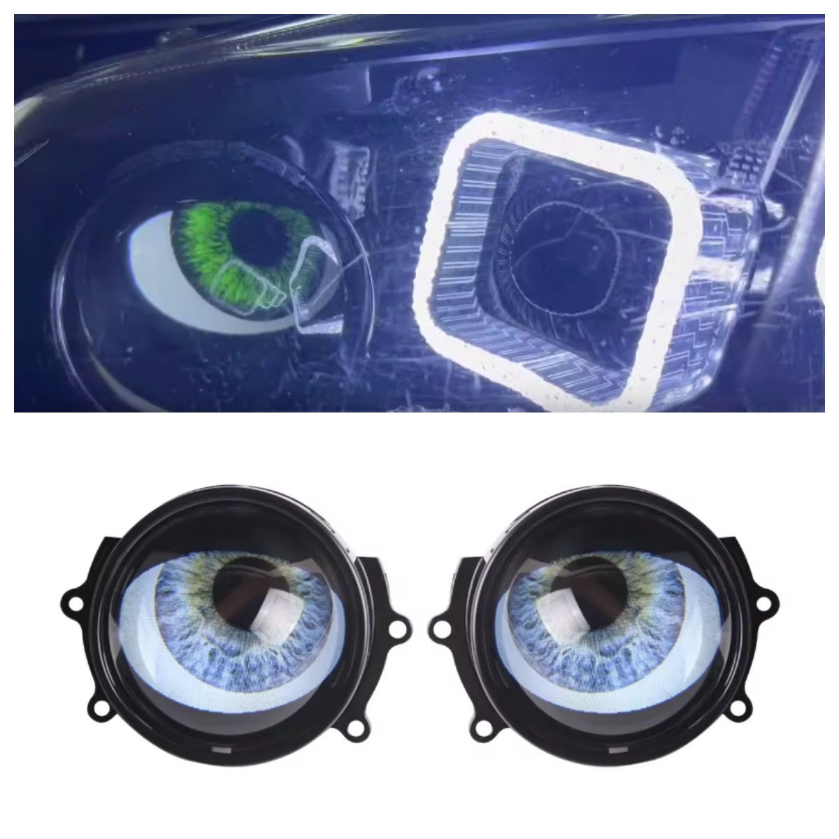 LED Devil eye headlights